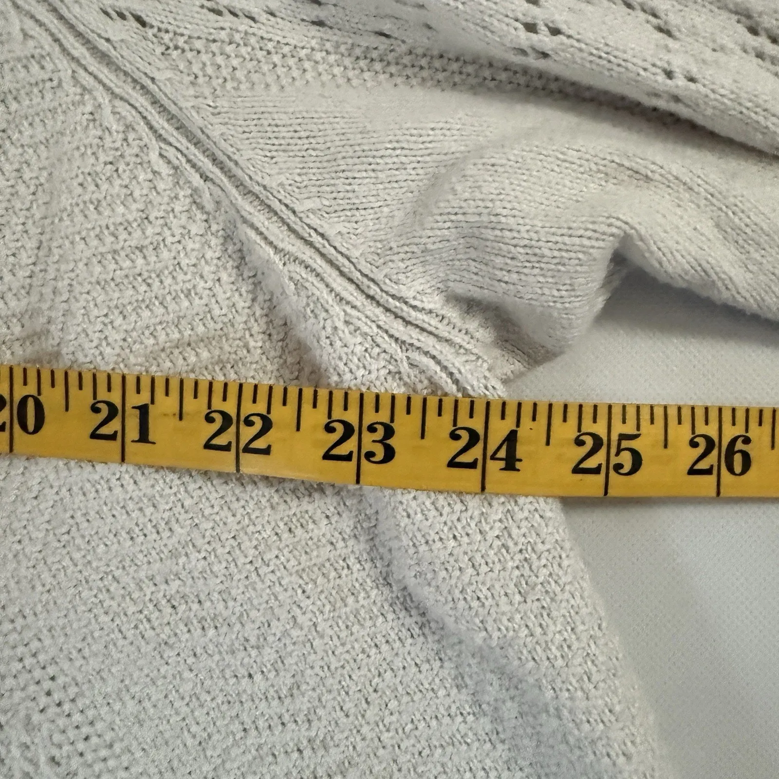 Anthropologie Angel of the North Nulia Circle Hem Swing Sweater Cream Cashmere - Image 9