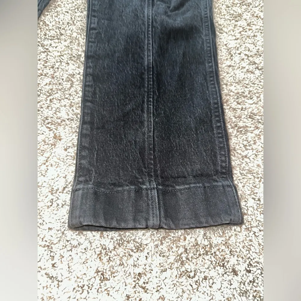 Madewell The Perfect Vintage Jean in True Black Wash: Tuxedo Edition EUC Size 32 - Image 7