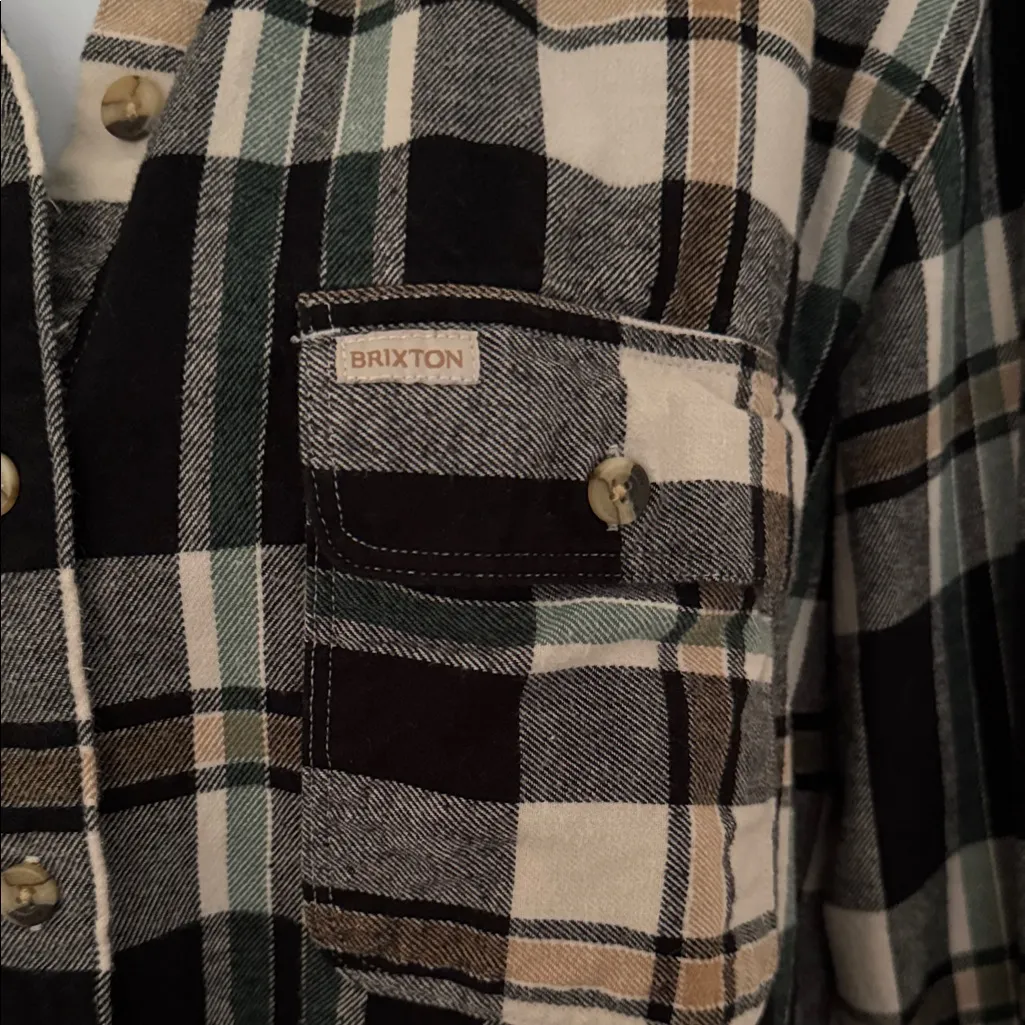 BRIXTON WOMENS Plaid Button - Image 3