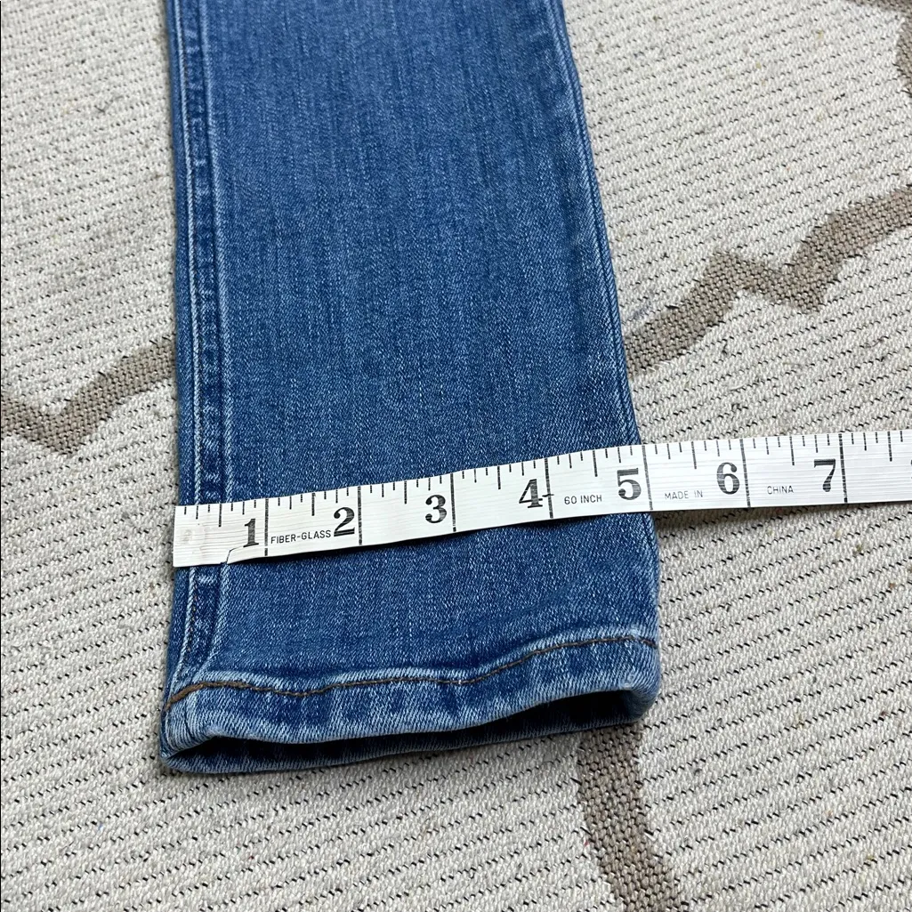 Reformation high rise skinny Destin wash blue jeans, size 23 - Image 11