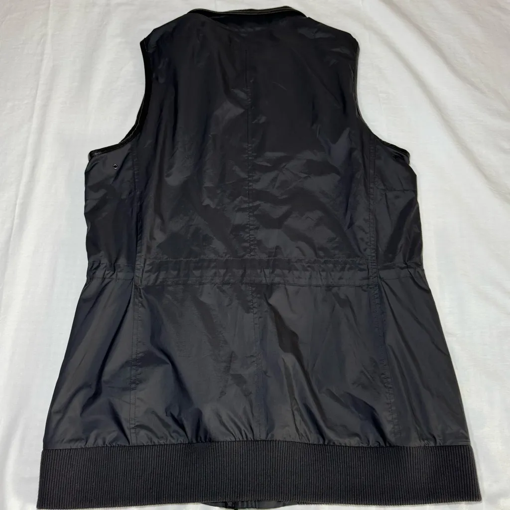 Ralph Lauren Vest Womens Large Black Equestrian Utility Shooting Fishing Casual - Image 10