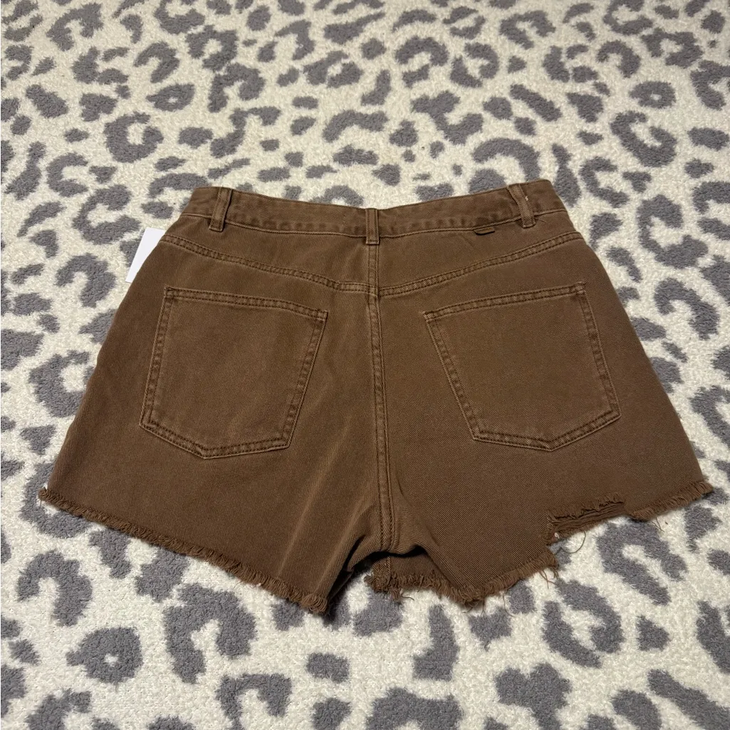 O'Neill Brown Jean Shorts for Women - Image 2