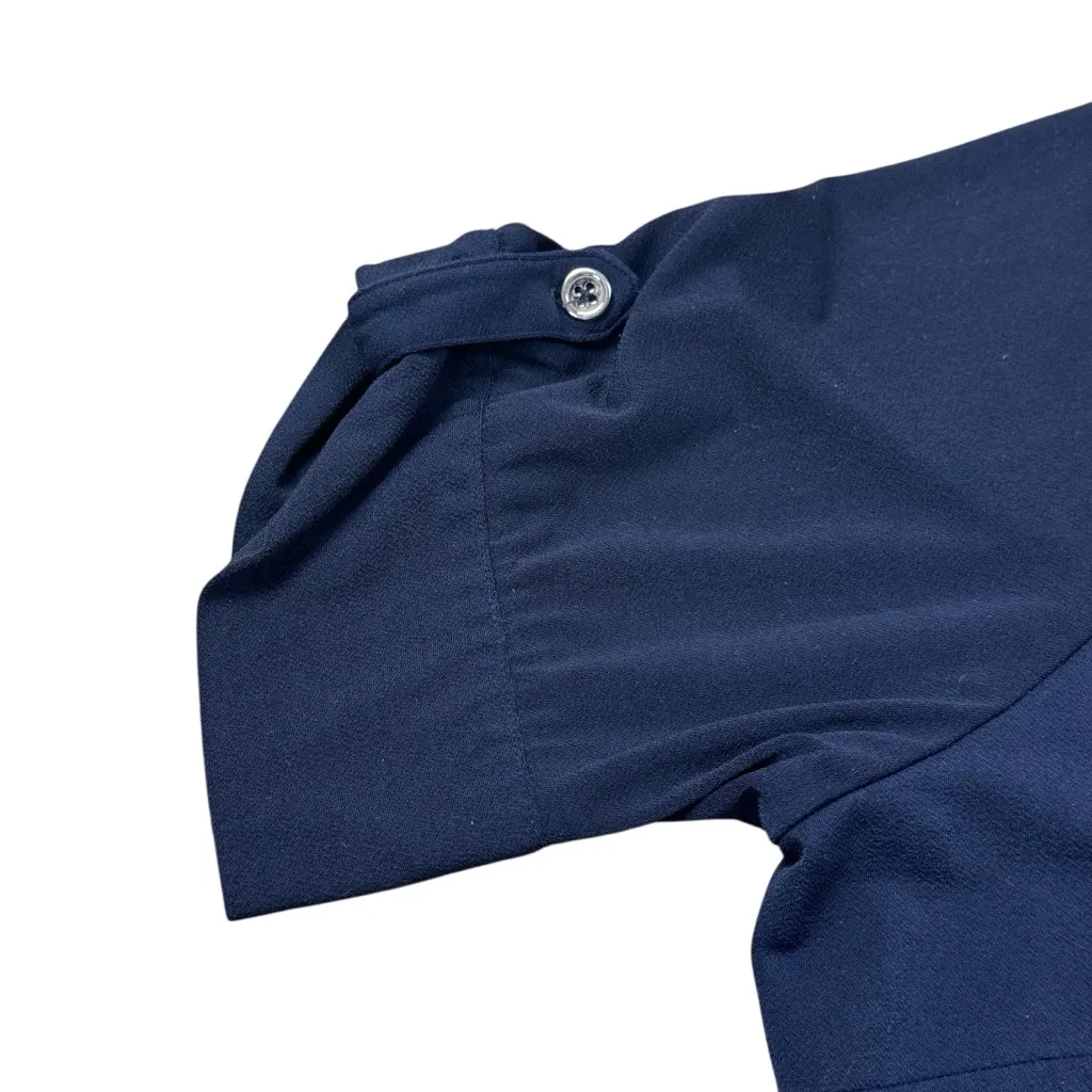 Sharagano Navy Blue Henley Shirtdress Size 16 Dress - Image 2