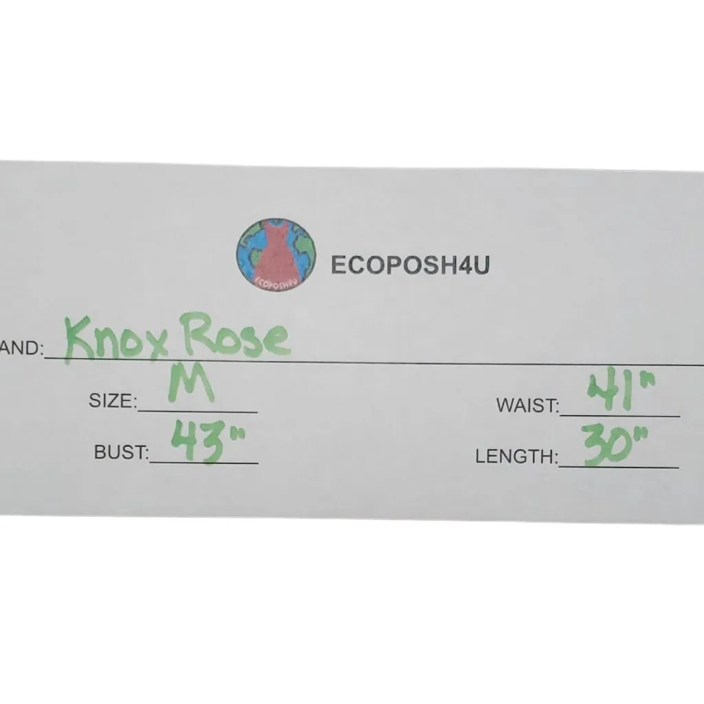 Knox Rose Womens Rusty Rose Sleeveless Dress with Embellished Bodice Medium - Image 7