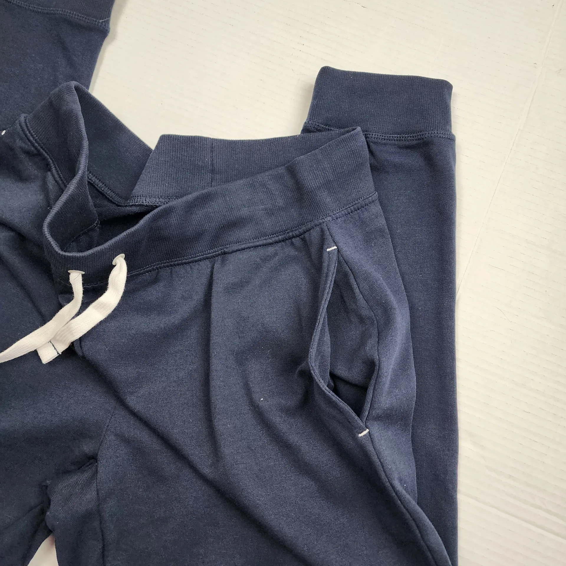 Calvin Klein Sleepwear Pants Navy Blue Lounge Joggers Cotton Blend Size M - Image 9
