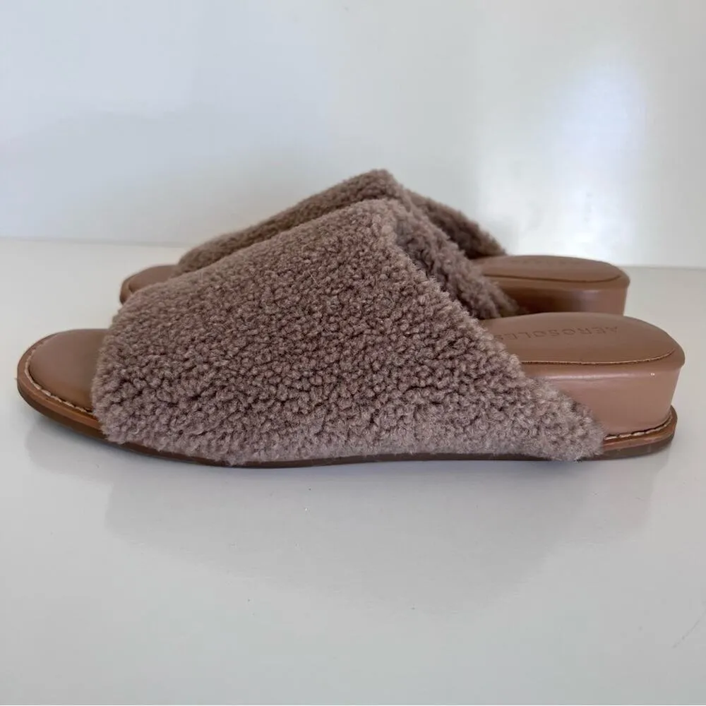 Aerosole Yorketown Faux Shearling Sandal - Image 2