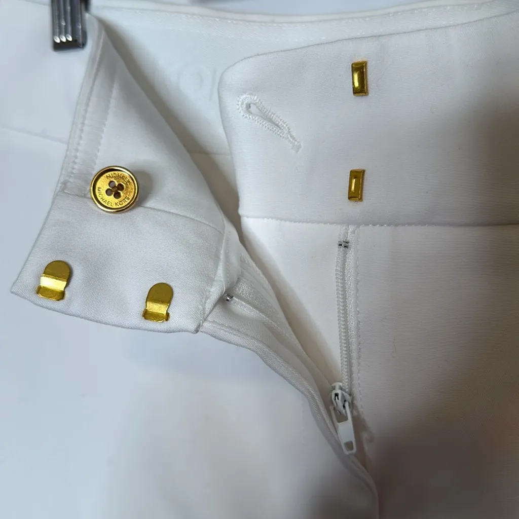 NWT Michael Kors Elegant White Trousers - 10‎ - Image 4