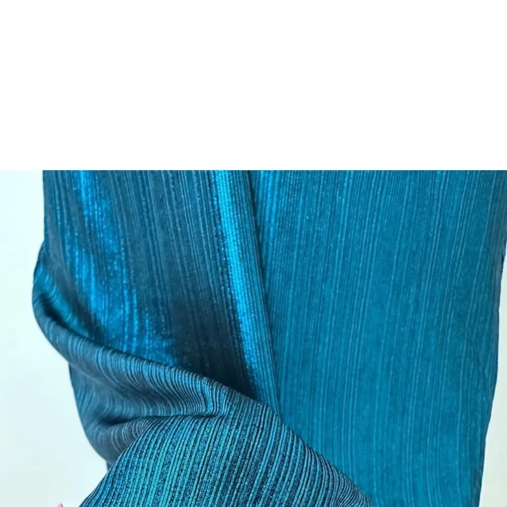 Revolve NBD X NAVEN Blue Metallic Halter Dress - Image 8