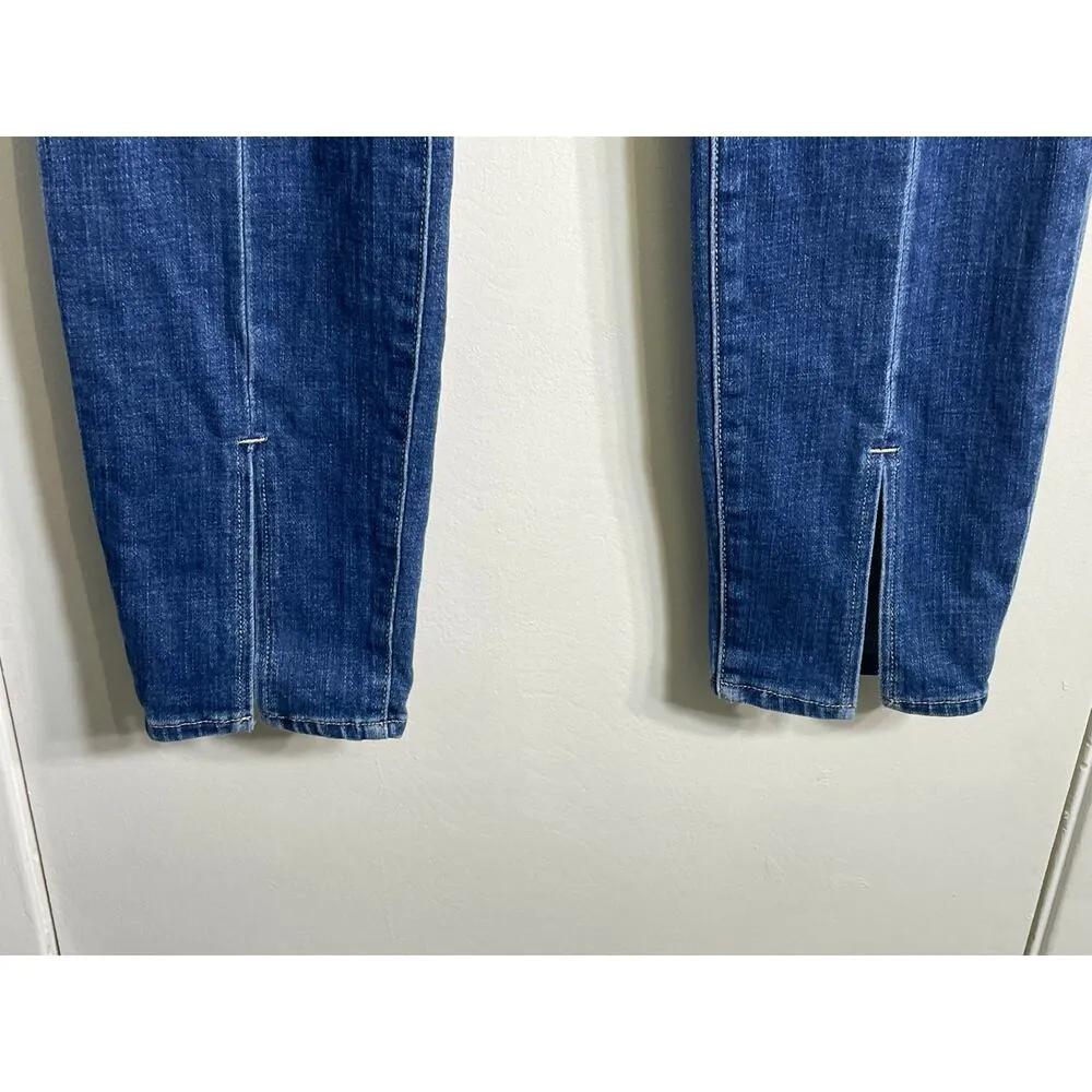 L'agence Jeans Size 30 High Rise Split Ankle Front Seam Festival Cropped Club - Image 5