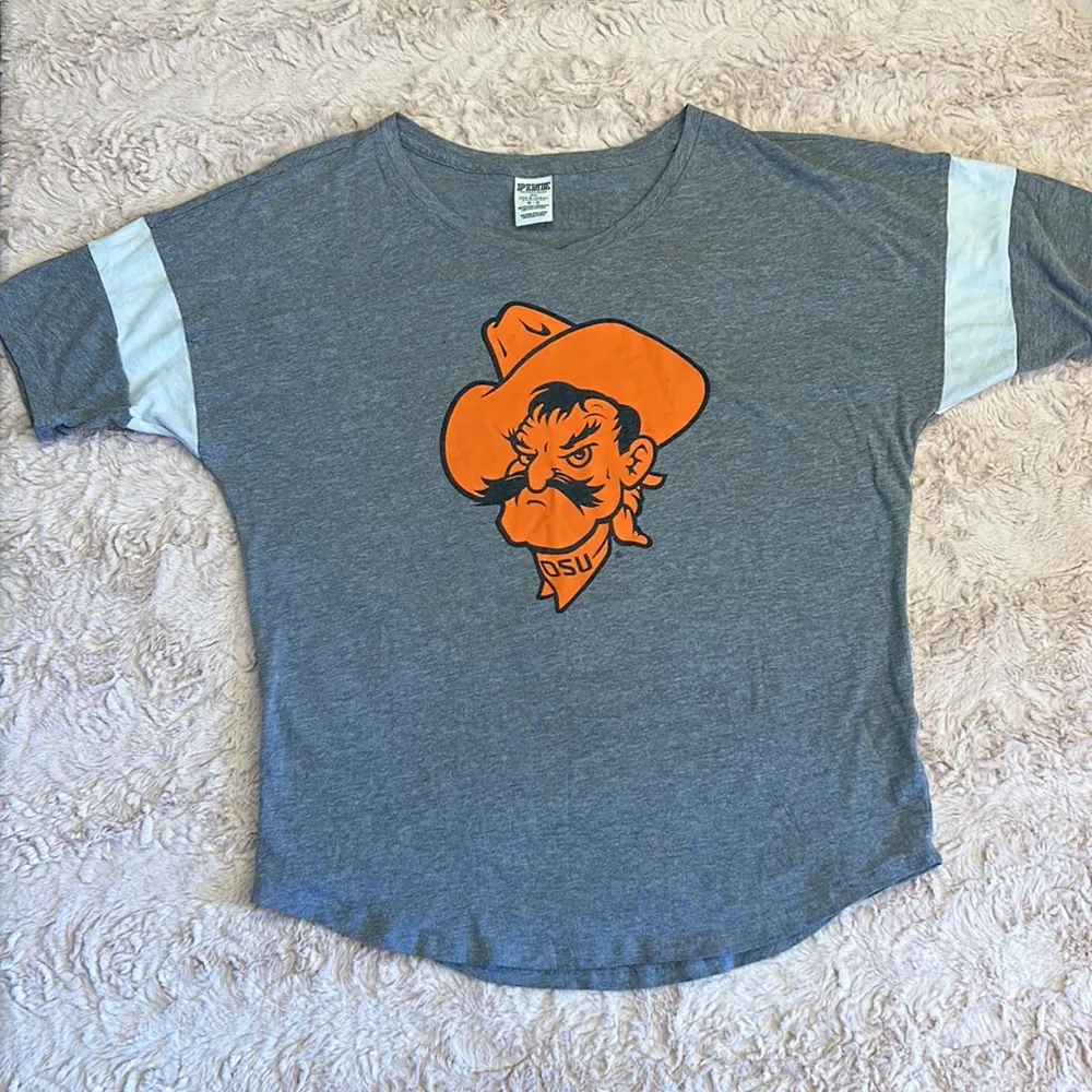 OSU size m short sleeve PINK with 5th & Ocean shirt - Image 8