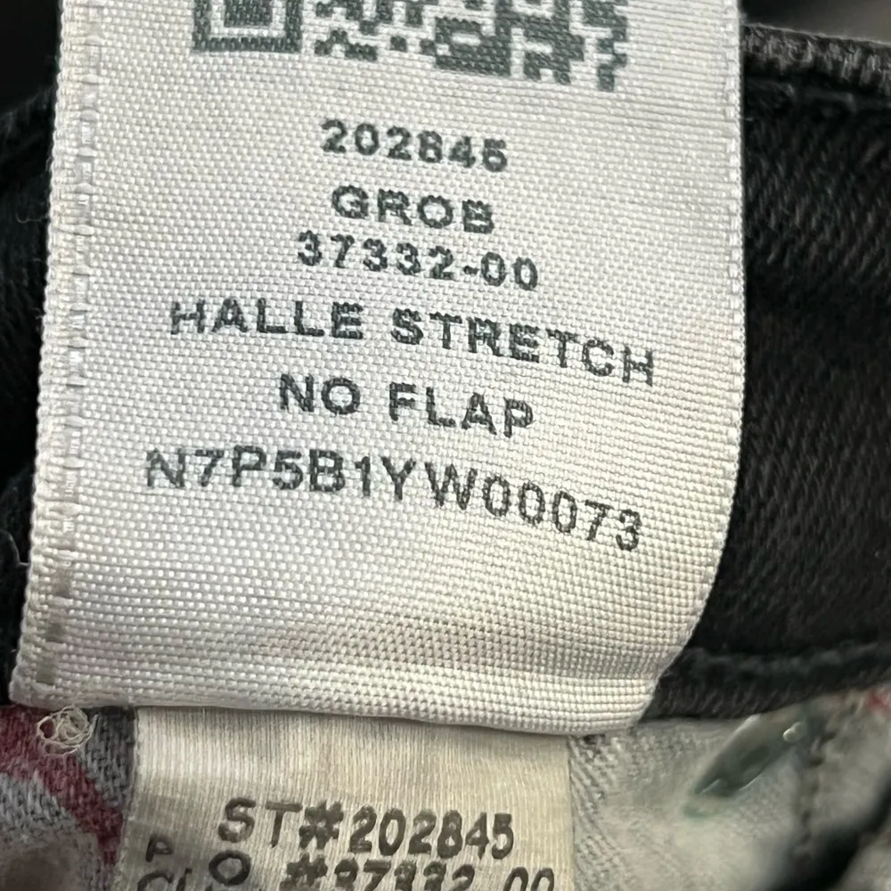 True Religion Halle Mid Rise Super Skinny Jeans | Faded Black Grunge Wash | 26 - Image 9