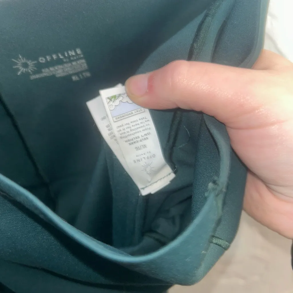 Aerie Forest Green Joggers - Image 4