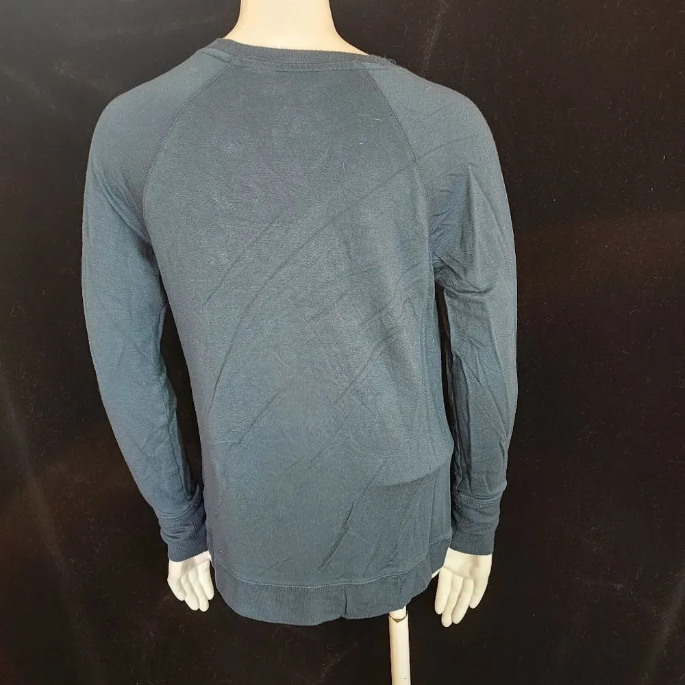 Athleta Dark Teal Crisscross Long Sleeve Top (XS) - Image 6