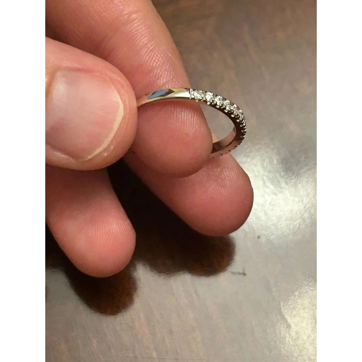 ring band sterling silver 925 beautiful unique lot a33 size 5.5 - Image 4