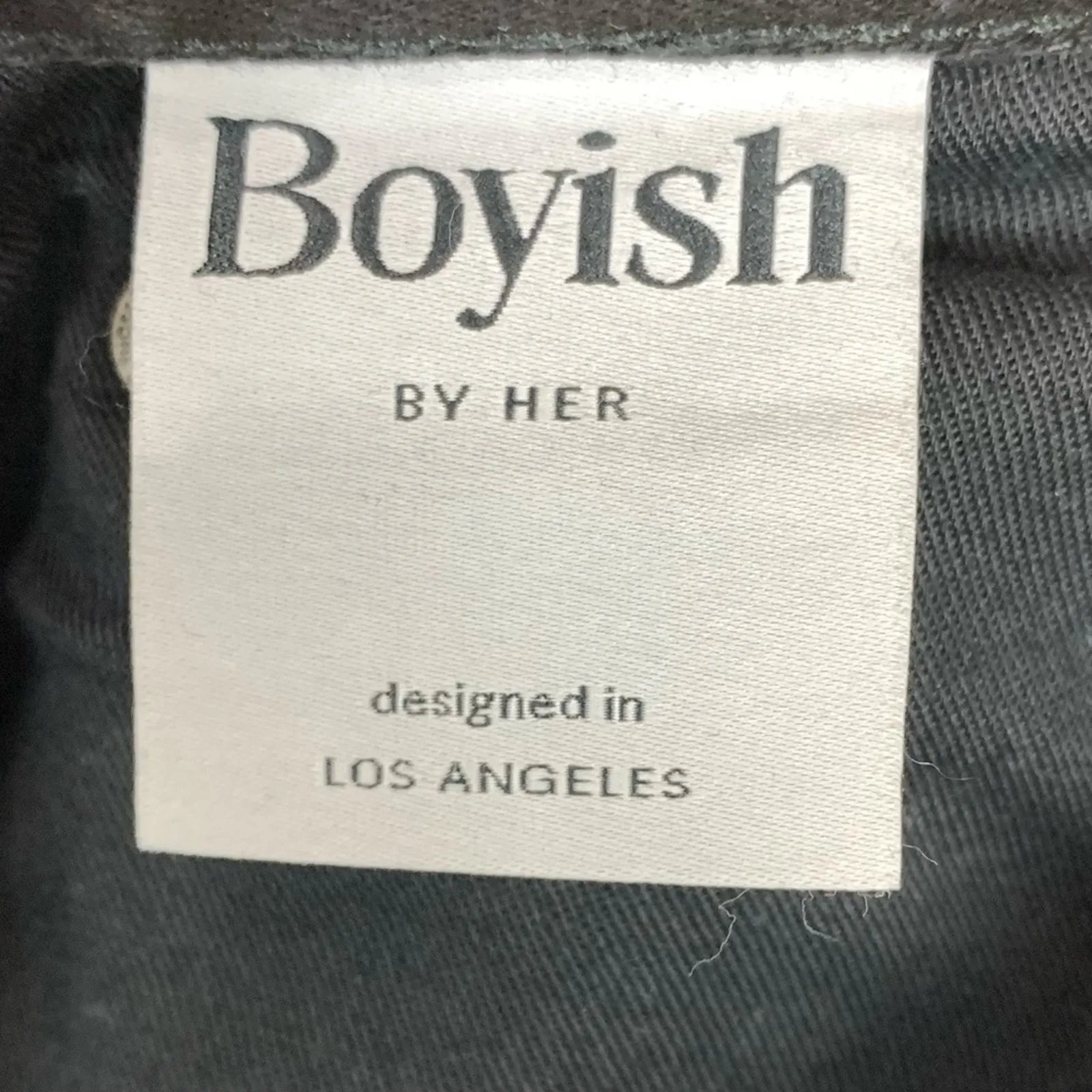 Boyish Women's Casey High Rise Jeans Midnight Cowboy Non-Stretch Black Size 30 - Image 5