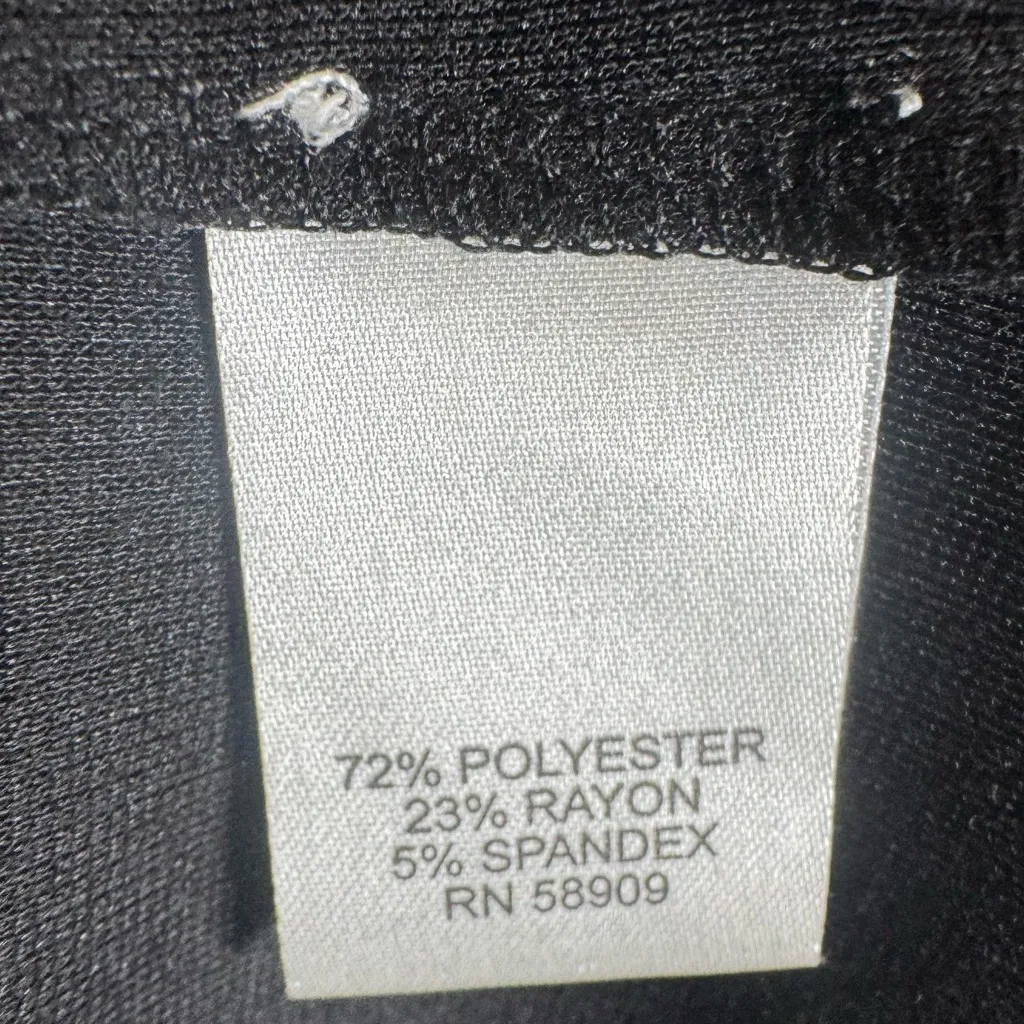 Gianni Bini black drop waist fringe dress size large - Image 8