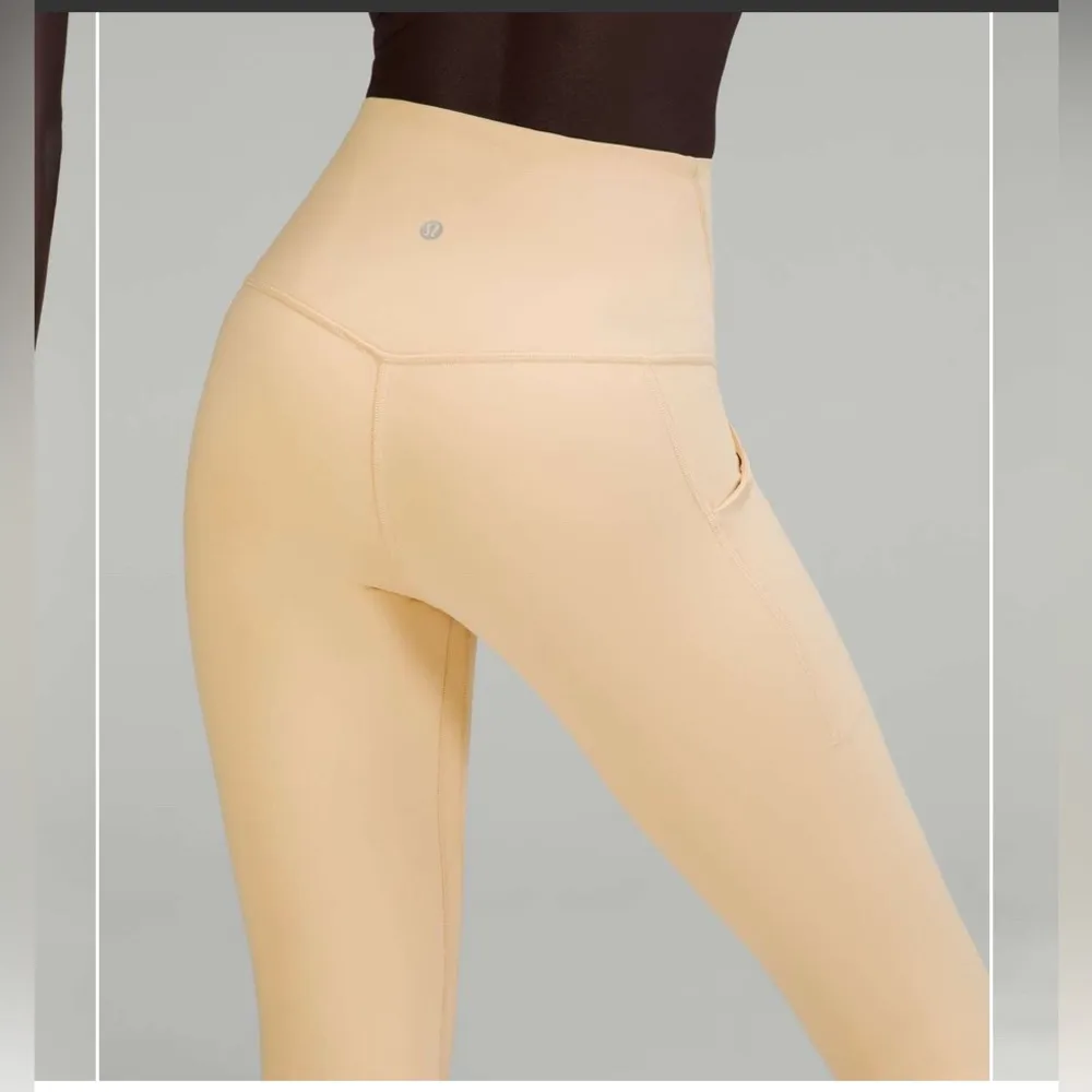 NWT Lululemon Align High-Rise Pant with Pockets 25” in Prosecco - Image 3
