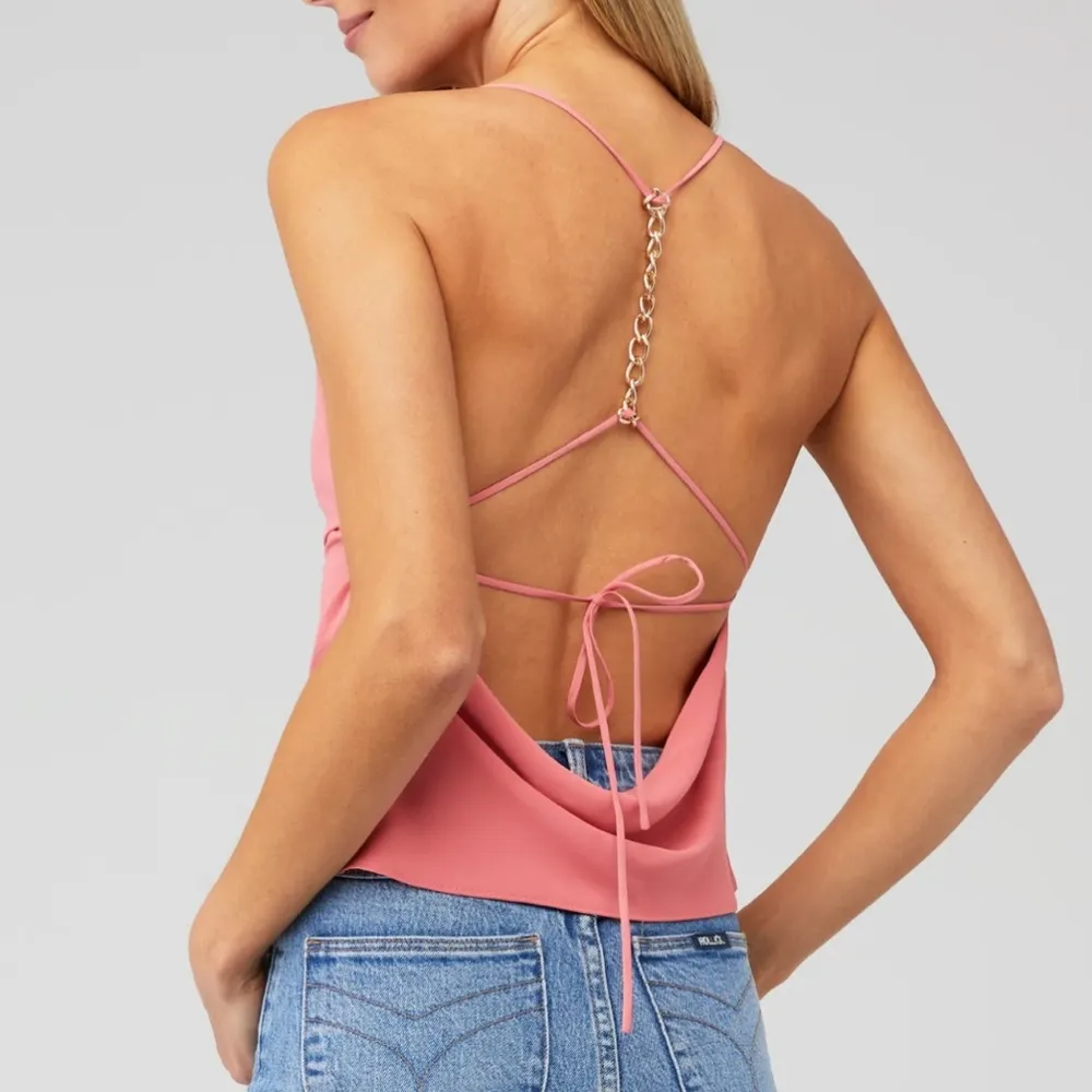 Amanda Uprichard Marietta Open Back Blouse Pink Size XSmall - Image 5