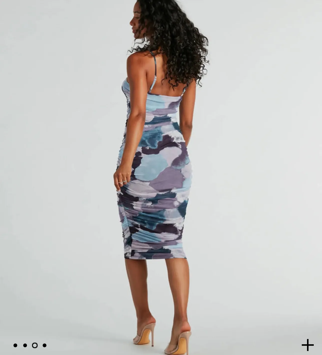 Mesh Midi Dress - Image 3