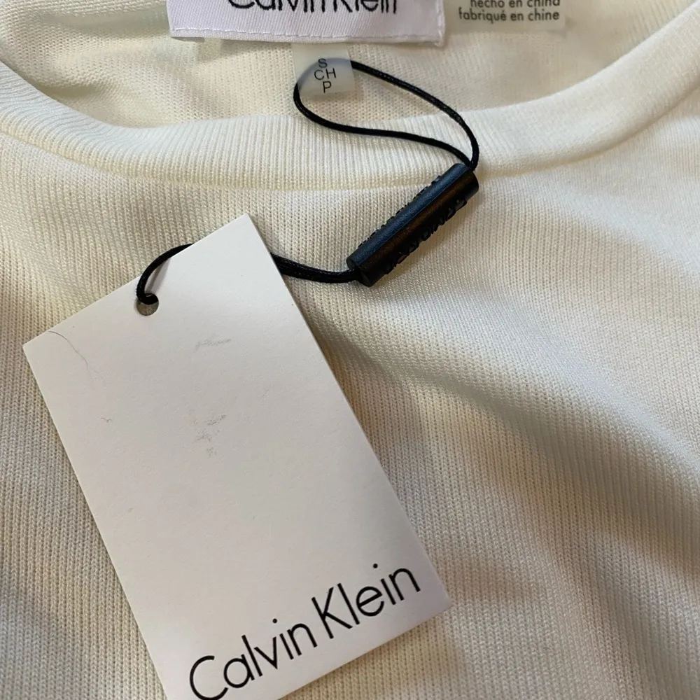 Calvin Klein Women’s Bell Sleeve Sweater Cream Size S NWT - Image 5