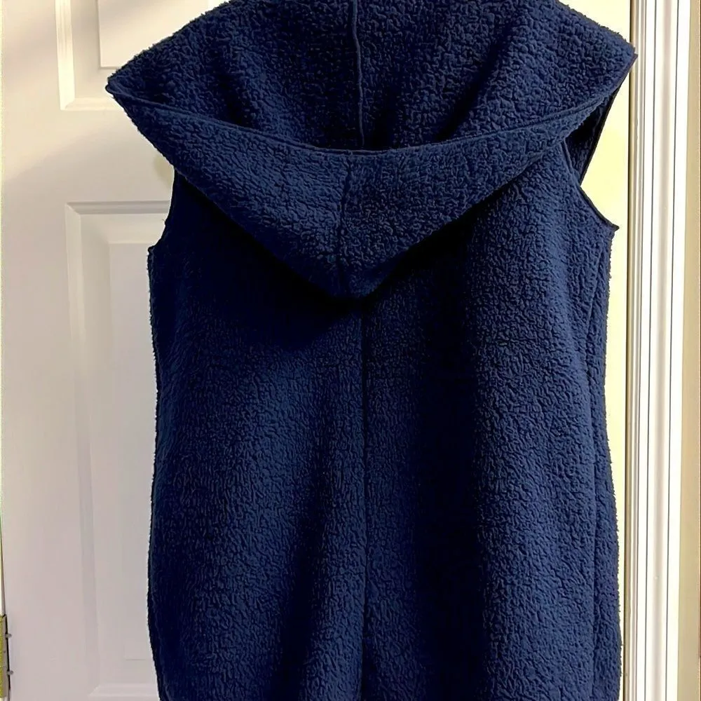 Zenana Navy Teddy Bear Vest- Medium - Image 4