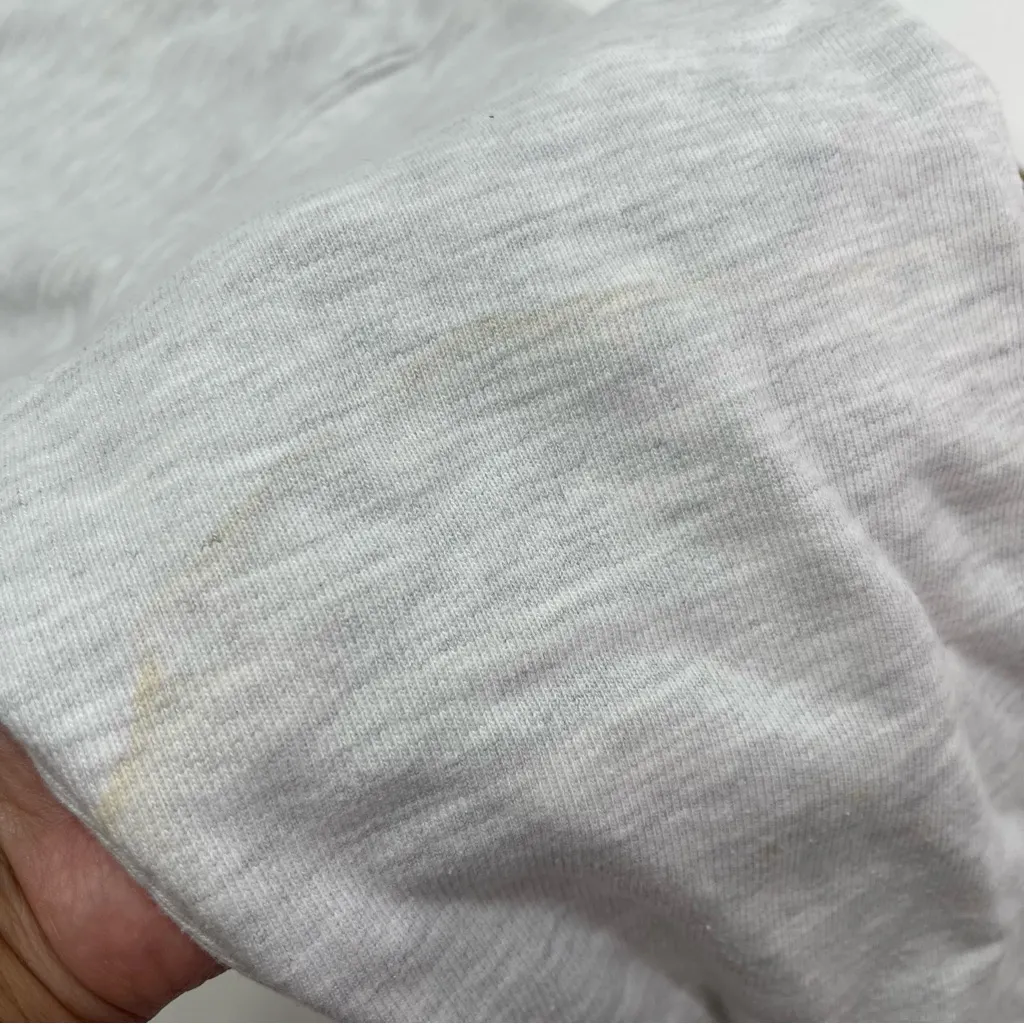 Champion Reverse Weave Cropped V Neck Gray Stripe L Crewneck Arizona State - Image 9