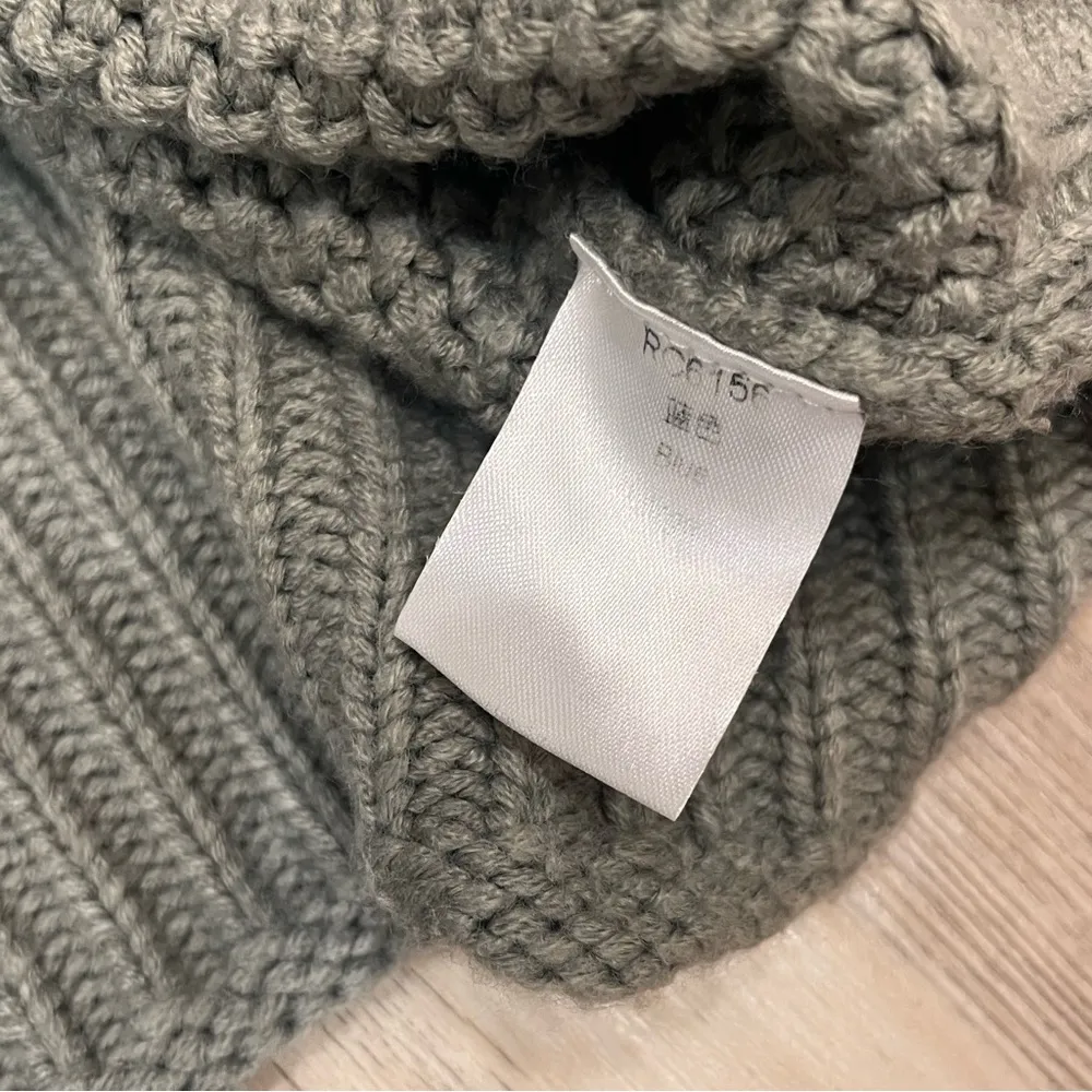 ZESICA Boutique TURTLENECK OVERSIZED CHUNKY KNITTED PULLOVER SWEATER blu… Blue Size L - Image 4