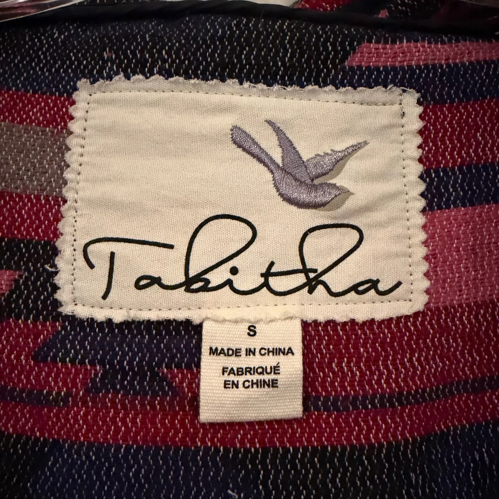 Tabitha by Anthropologie Leona Wrap Coat Women's Multi Aztec Western Boho Hippie - Image 8