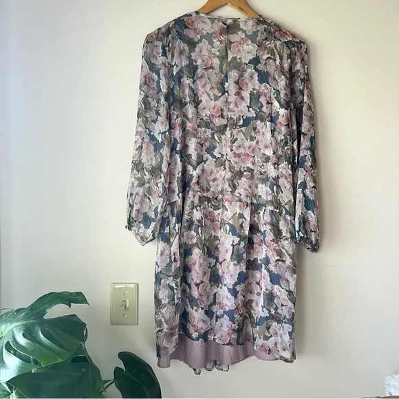 SUNDANCE Province Rose Floral 100% Silk Dress‎ SIZE SMALL NEW - Image 7