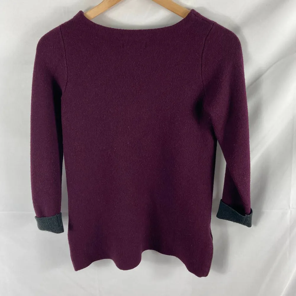 Nanette Lepore  Wool Blend Zip Side Sweater Size XS - Image 5