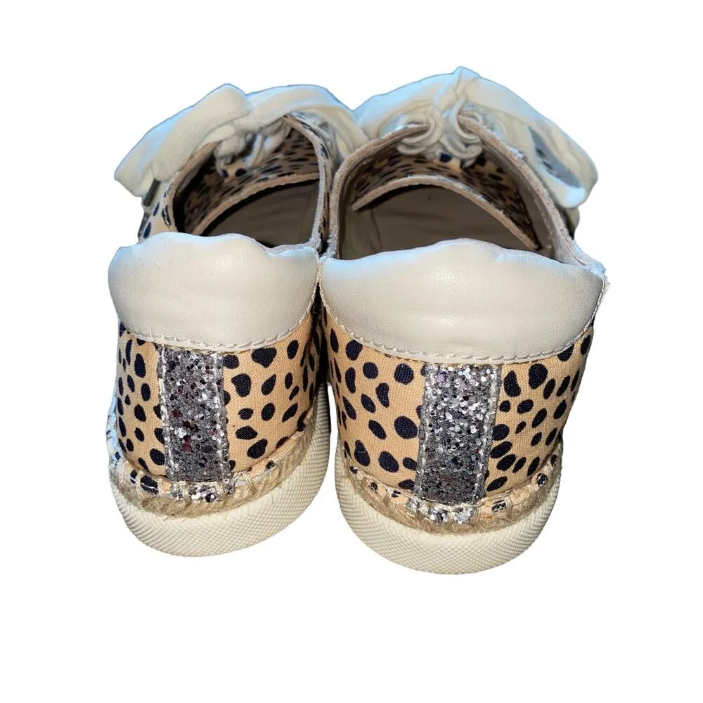 Dolce Vita Morris Leopard Espadrille Lace Up Sneakers Size 9M - Image 6