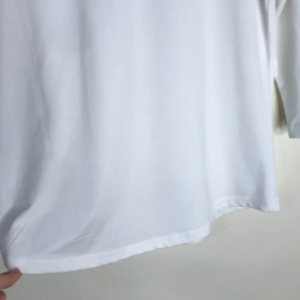 Footjoy ladies baby pique polo golf shirt with sleeves size large - Image 10