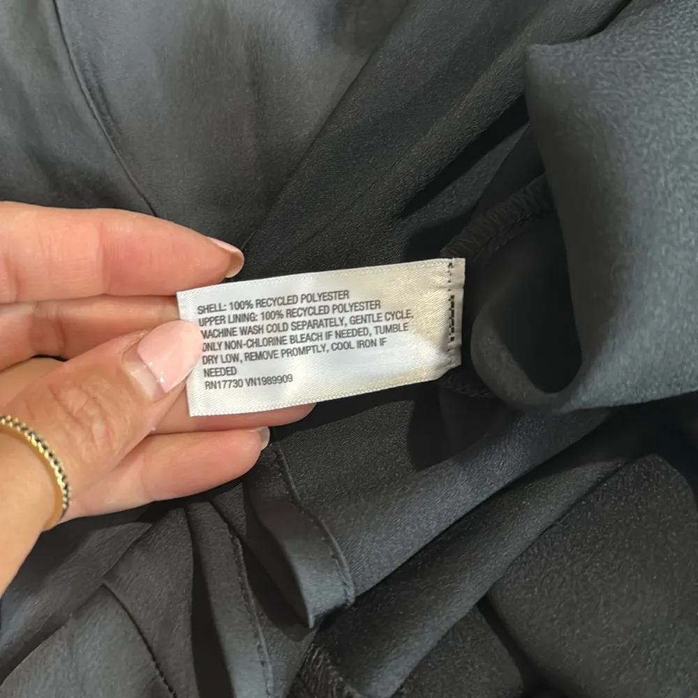 nwt // a new day satin vneck spaghetti strap maxi dress with side slit - Image 9