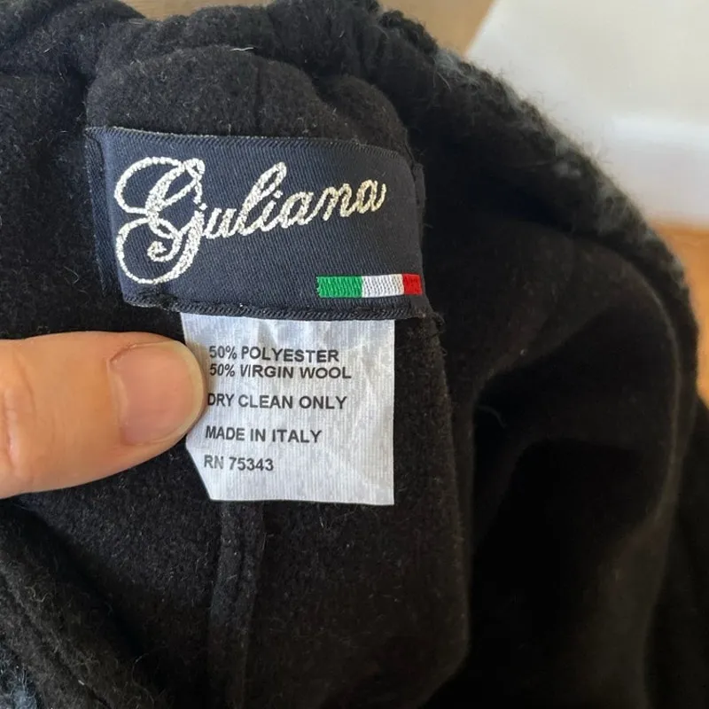 Giuliana Y2K Wool Blend Blue Newsboy Cap - Image 4