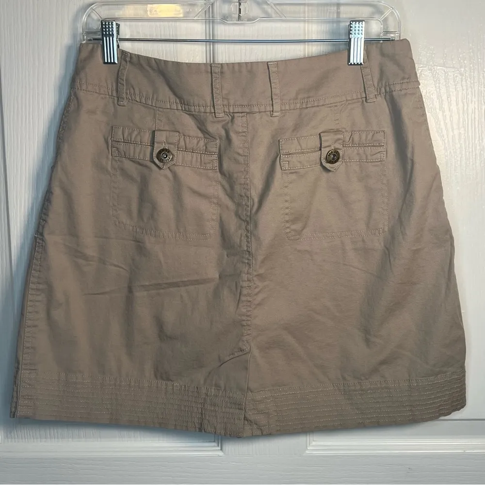 Per Se Sz 10 Khaki Mini Skirt - Image 8