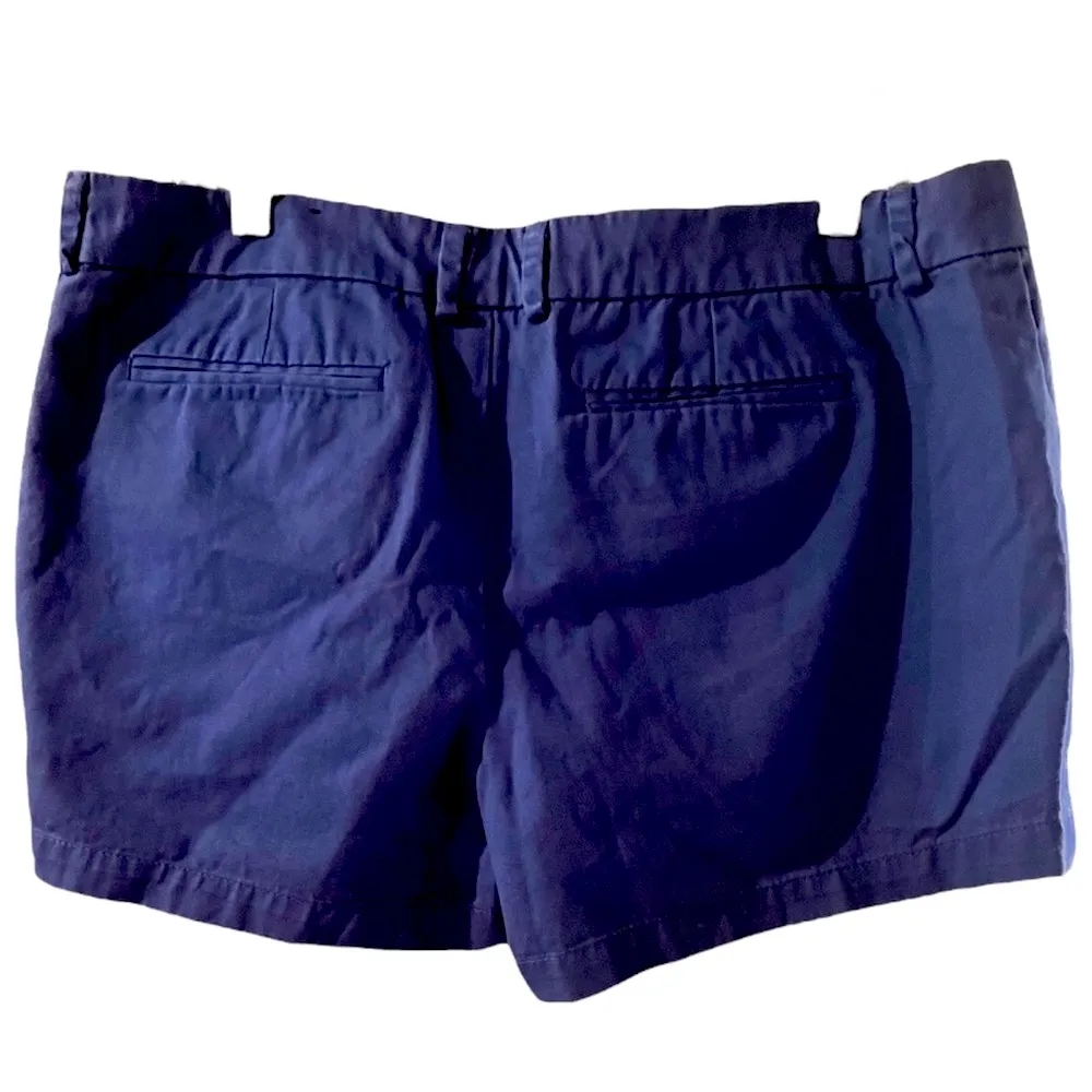 STYLUS Chino Shorts Women’s Size 12 Jet Set Blue Casual Classic Preppy Girlcore - Image 3