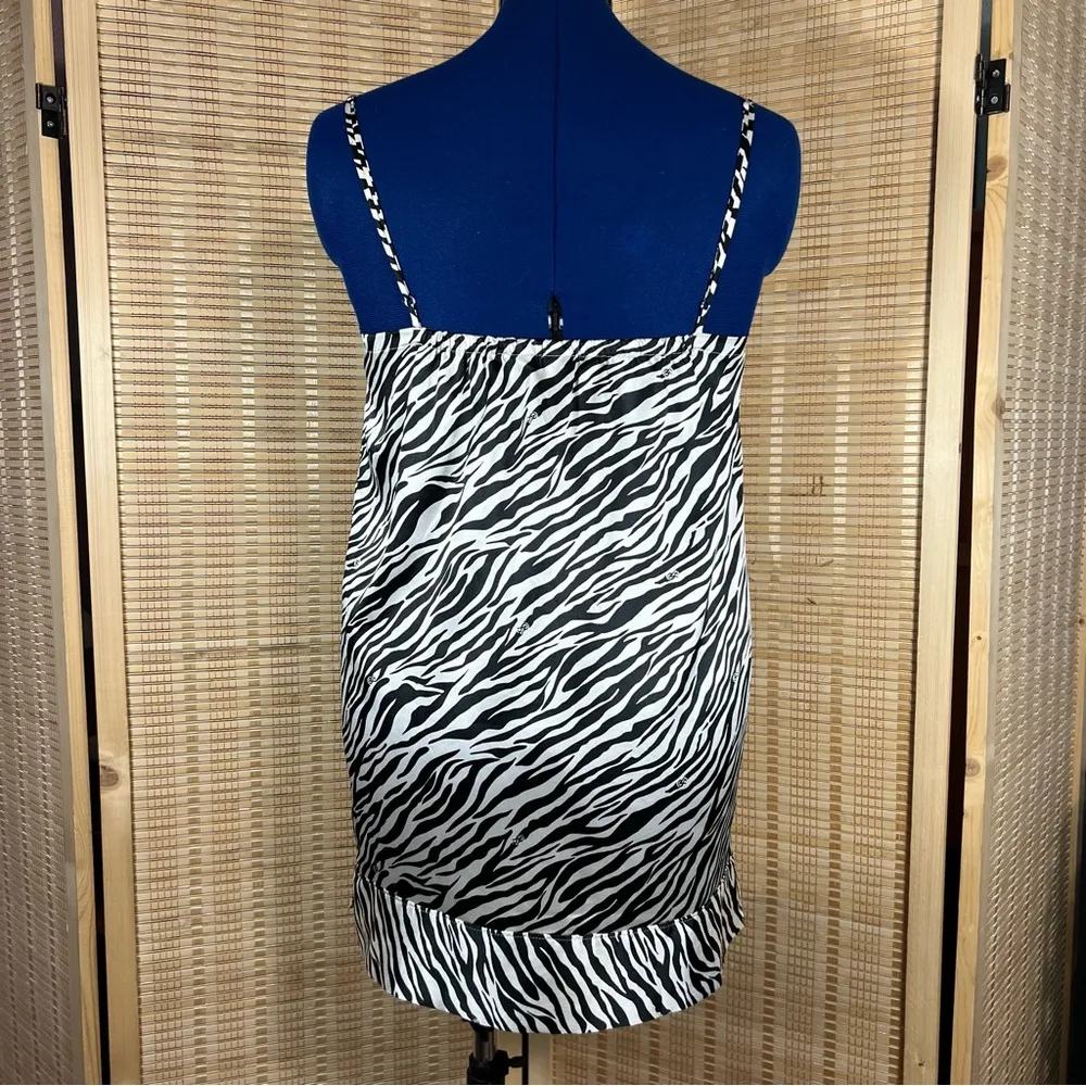 Victoria’s Secret Zebra Print Chemise, Size: Medium - Image 3