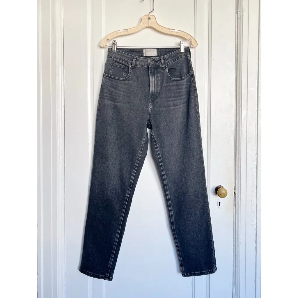 Everlane • The Curvy Cheeky Jean high rise coal black wash ankle 90s - Image 3
