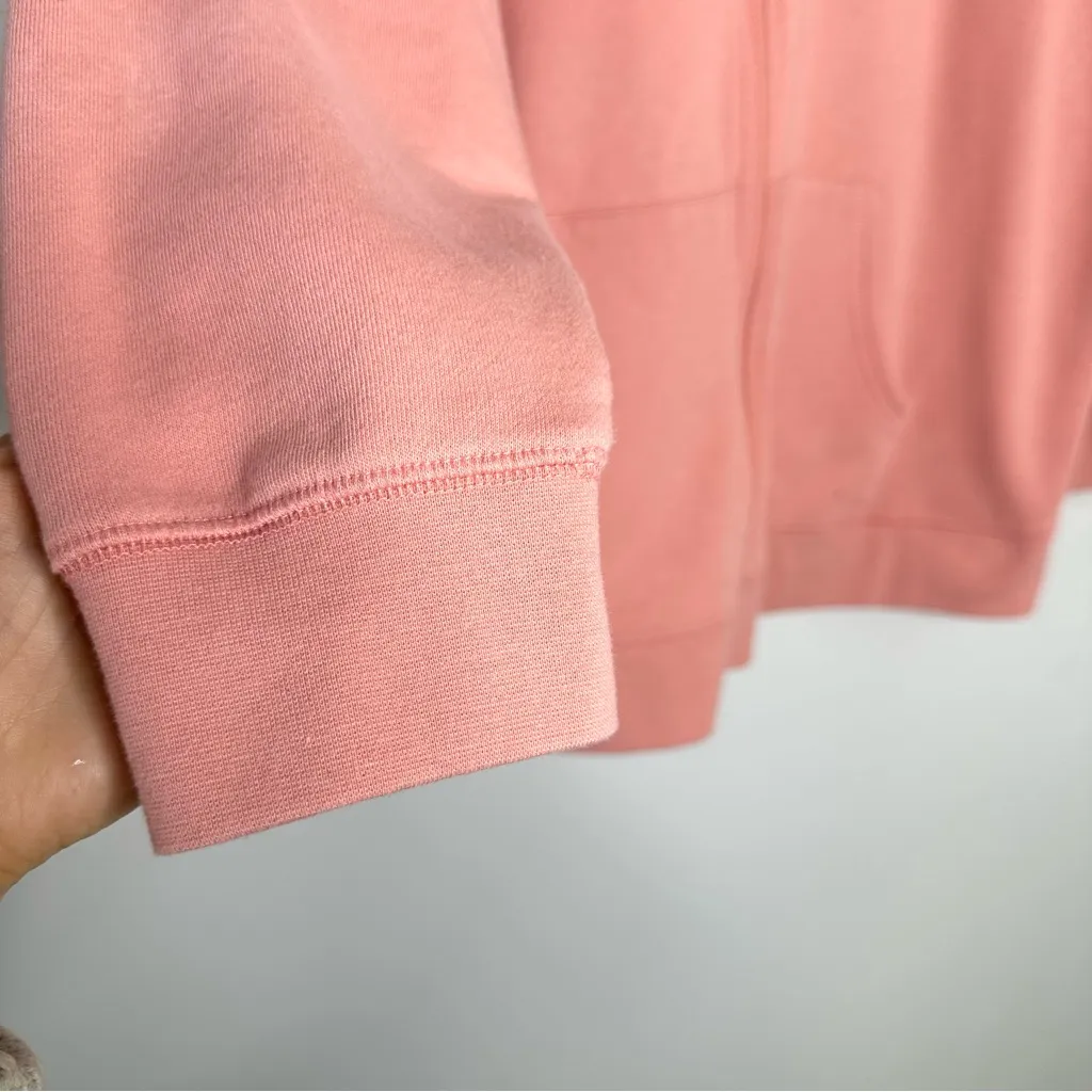 Terra & Sky Fleece Full Zip Pockets Hoodie Pink SIZE 1X (16W-18W) PLUS Women's - Image 4