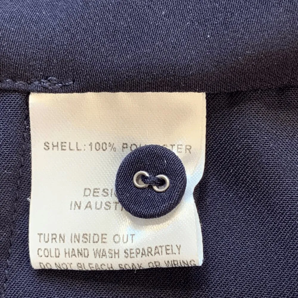 Shona Joy Revolve Knot Draped Halter Dress Navy Blue Maxi 4 Cocktail Formal - Image 8