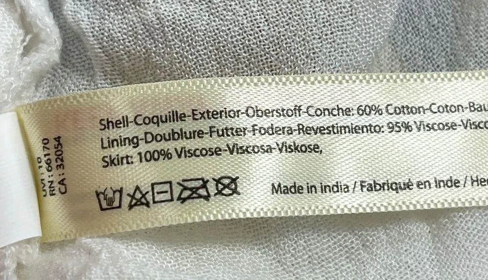 Free People Adella White Halter Slip Dress, Large - NWT - Image 4