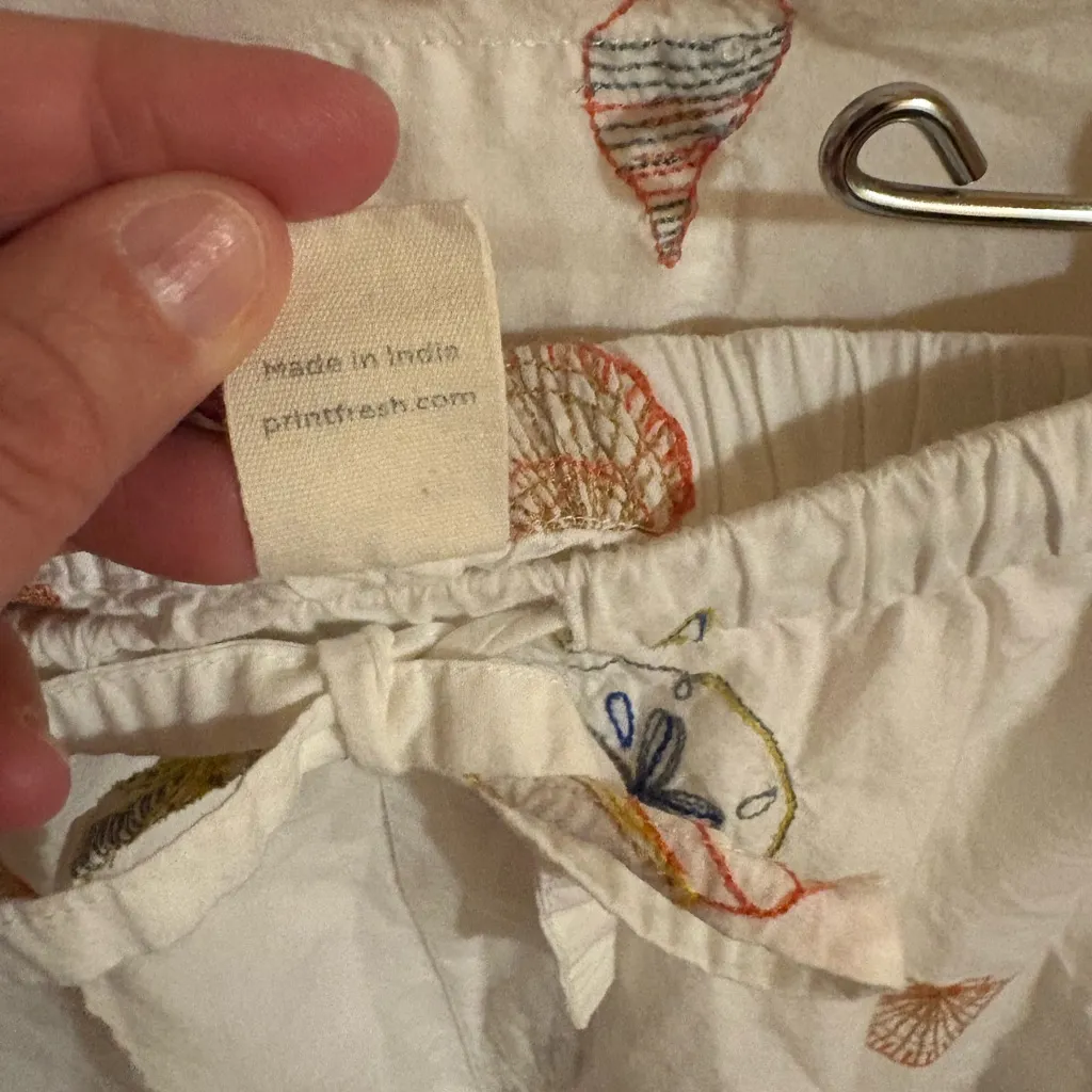 Printfresh Embroidered Shells Short PJ Set - Image 10