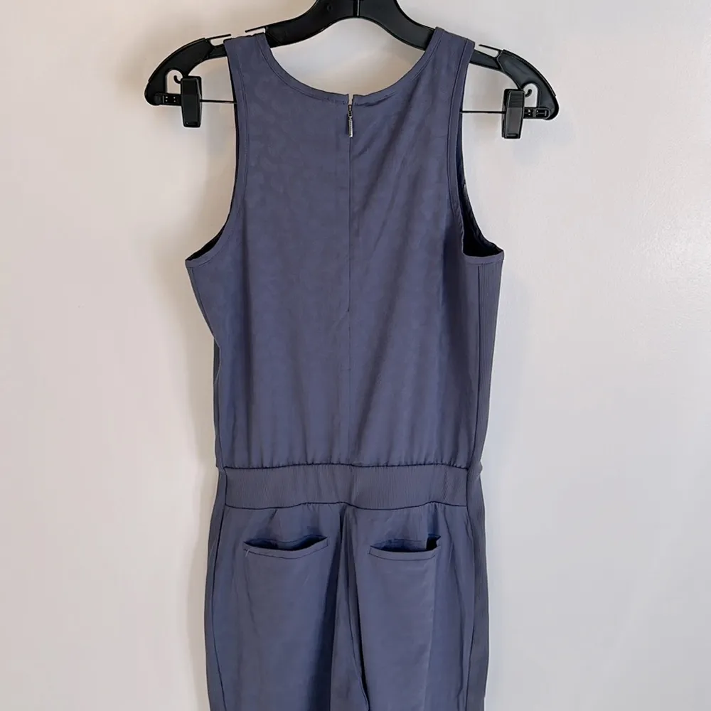 Athleta Brooklyn Textured Jumpsuit Slate Blue - Image 8