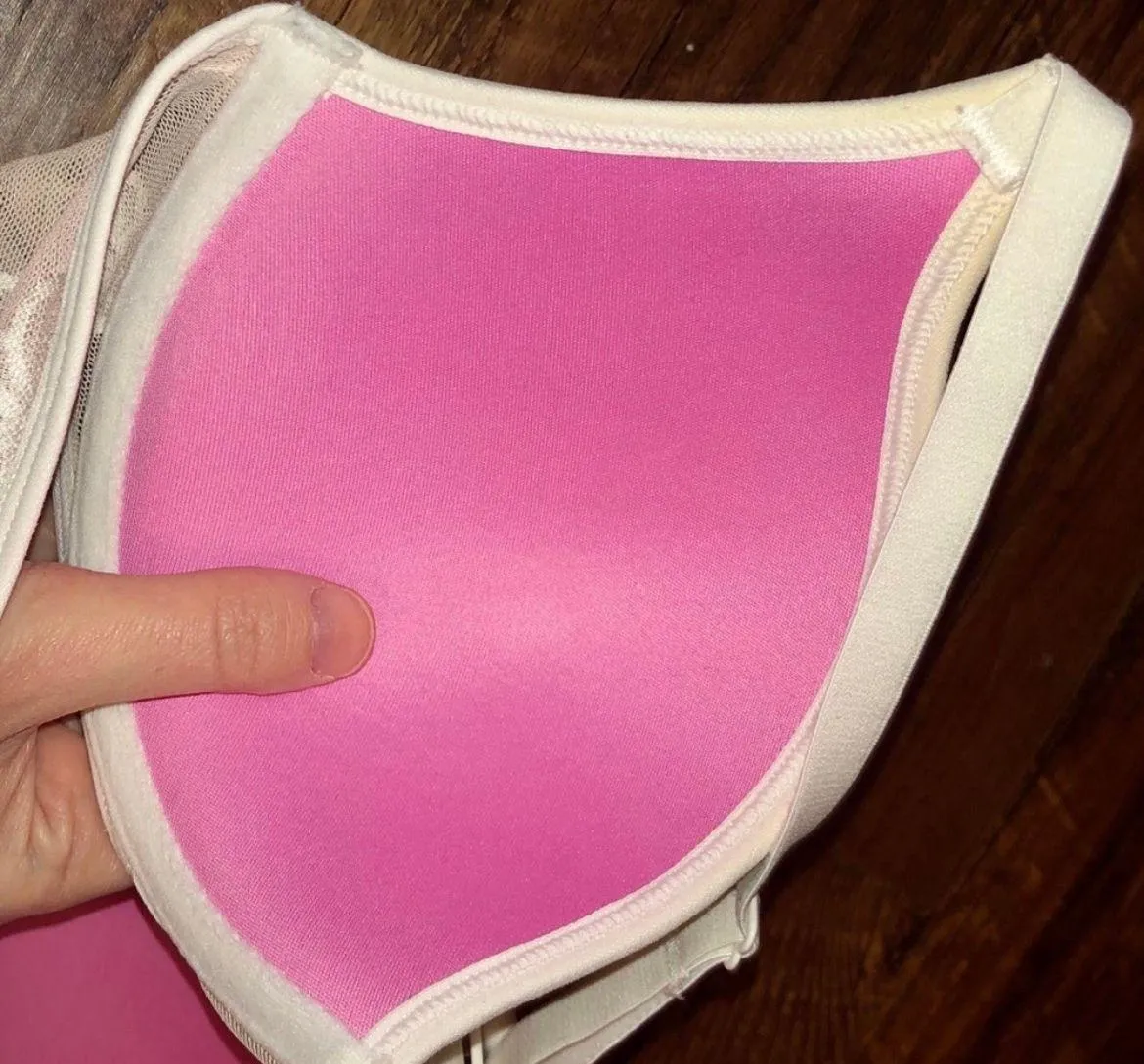 VICTORIA’S SECRET PINK Lace Ladder Back Bra 32C - Image 4