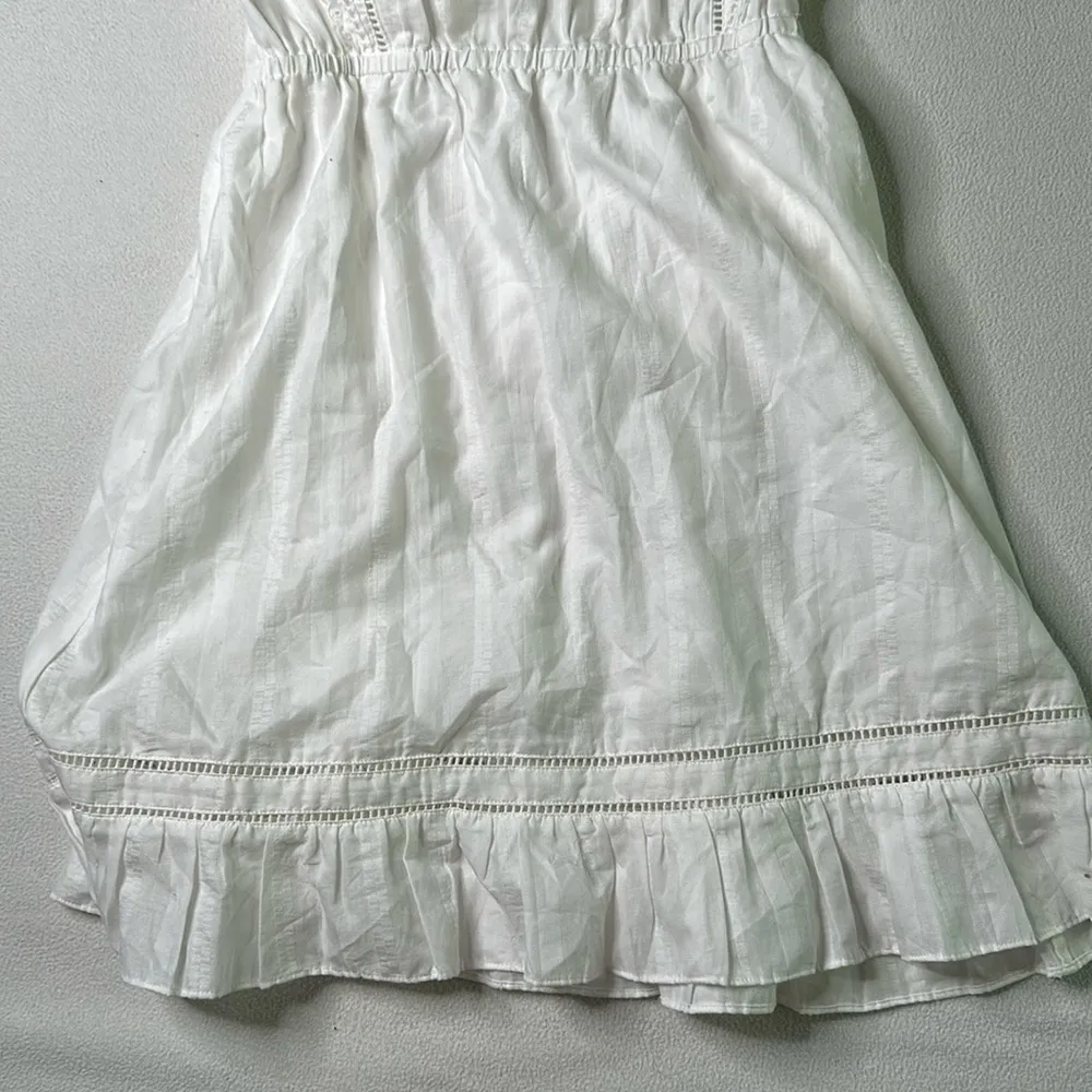 Scotch & Soda Amsterdam White Embroidered Organic Short Length Dress - Image 8