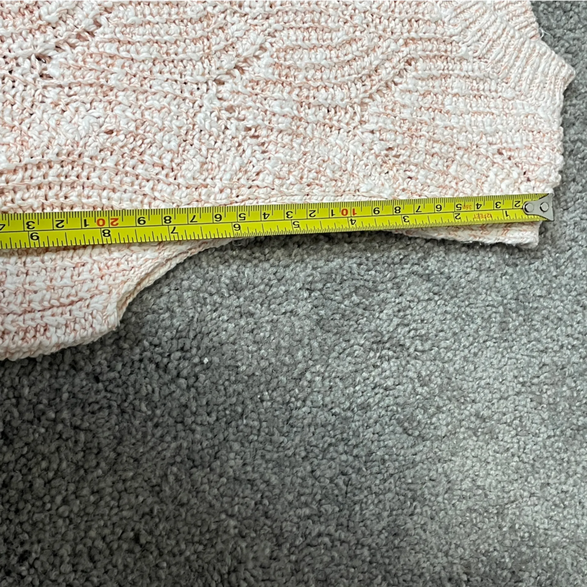 Gap Women's Pink Pointelle Knit Sweater‎ Tank Size XS - Image 8