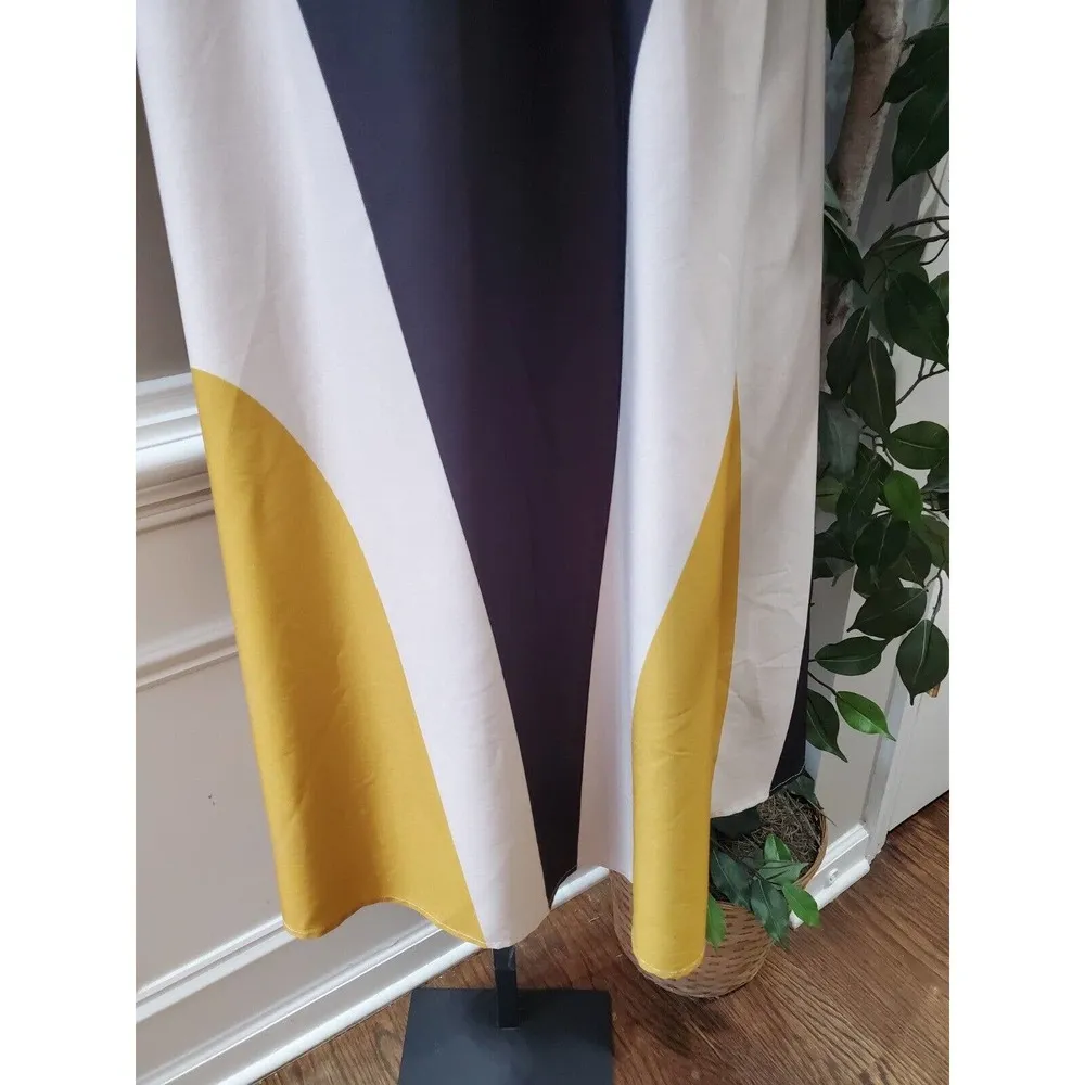 SHEIN Curve Women's Multicolor Polyester Round Neck Short Sleeve Knee Length 2XL Size XXL - Image 4