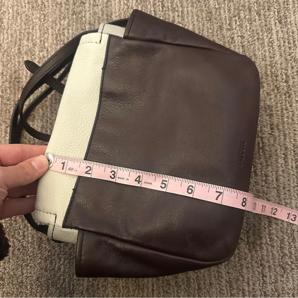 FOSSIL AVA Pebbled Leather Flap Colorblock Crossbody Purse ZB7388603 - Image 12