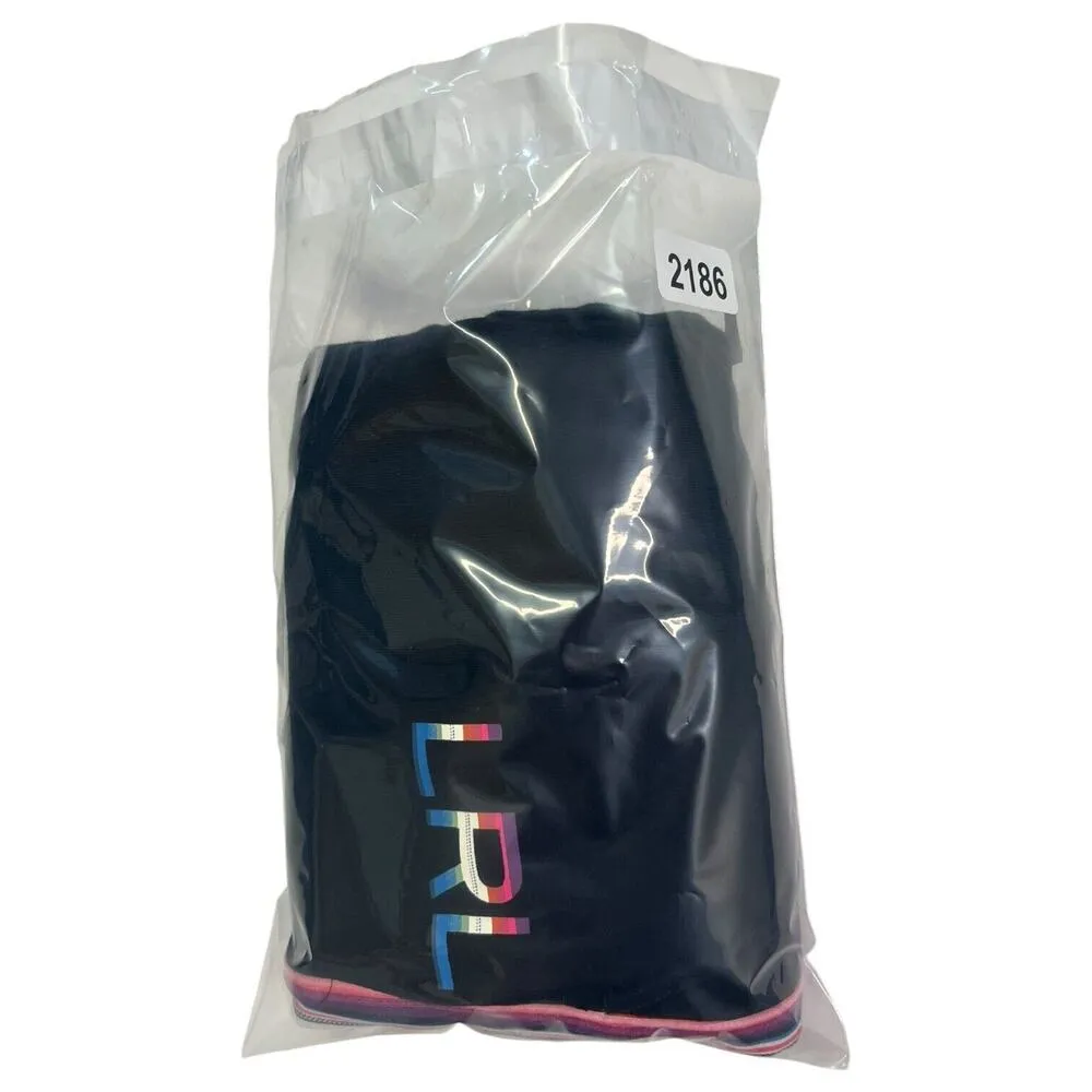 Lauren Ralph Lauren Joggers Womens Extra Small Black French Terry Logo LRL Size XS - Image 12