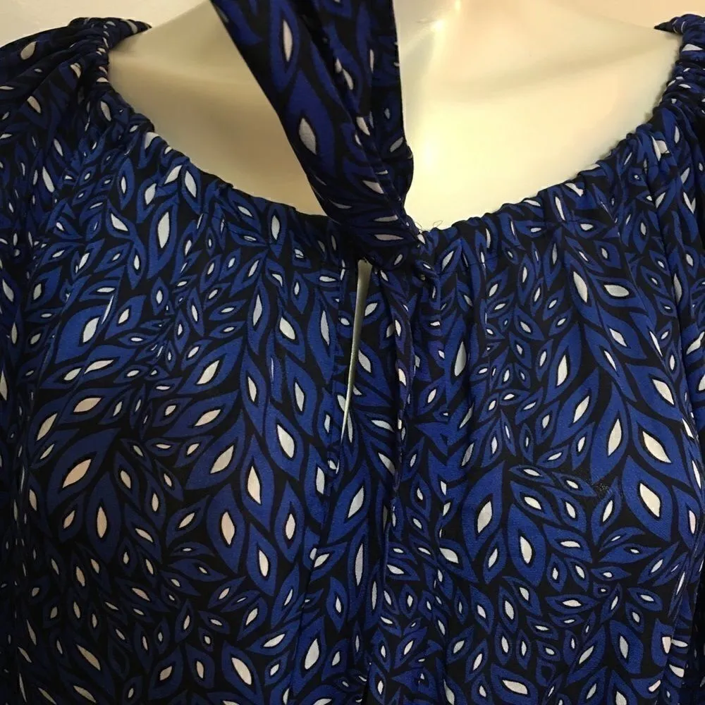 Violet & Claire drawstring Neck chiffon top - Image 2